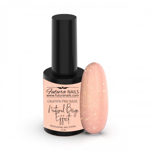 Gel Polish Grafen Pro Base Effect Natural Beige 15 ml Gel Polish Grafen Pro Base Effect Natural Beige 15 ml